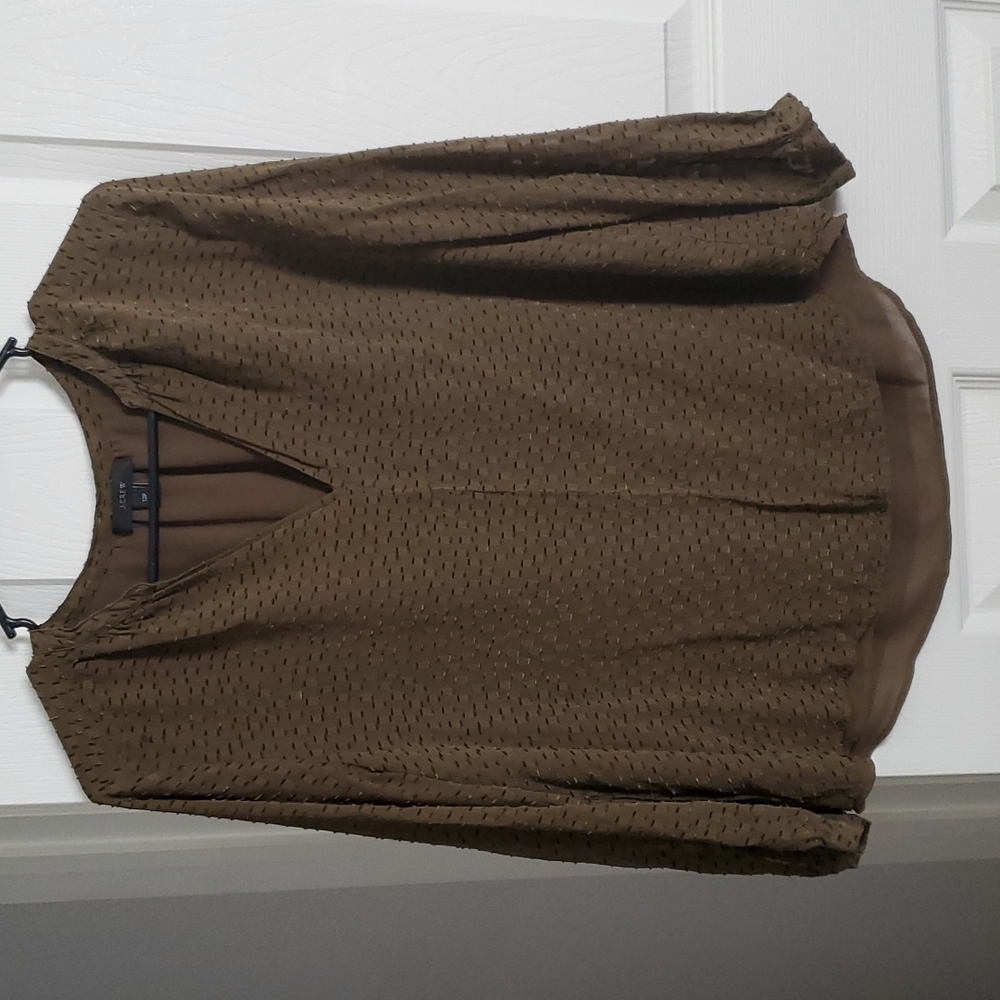 J Crew Olive Shirt